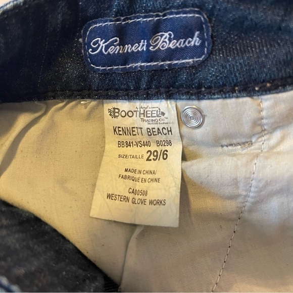 BootHeel Trading Co. by Sheryl Crow Capris Size 28/6 Kenneth beach GUC - Picture 7 of 11